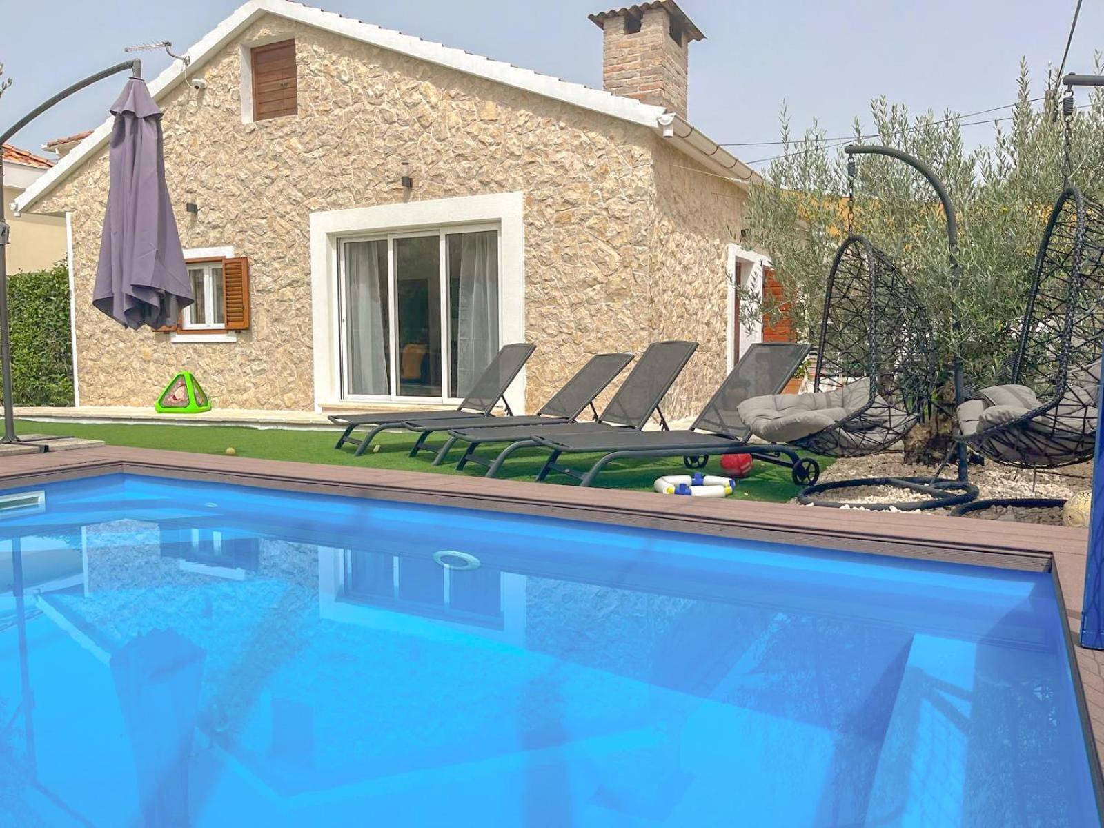 Mustra House Zadar - Private Pool & Sauna Zewnętrze zdjęcie